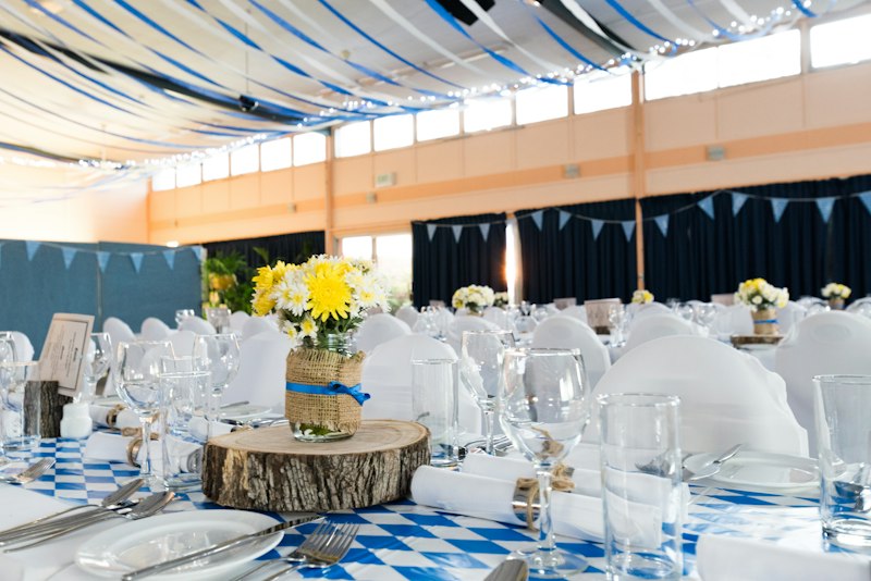 High peak party tent wedding